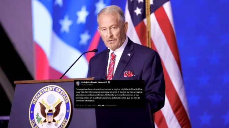 Embajador Ronald Johnson. (Foto: Especial / EXPRESO)