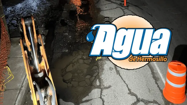 Agua de Hermosillo advirtió de las obras en el sur de la ciudad. (Foto: @aguahermosillo)