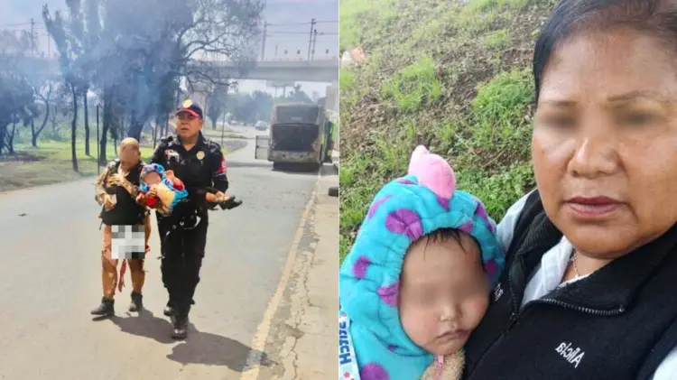 En redes circula la última foto de Alicia con su nieta antes de la tragedia. (Foto: Especial/EXPRES)