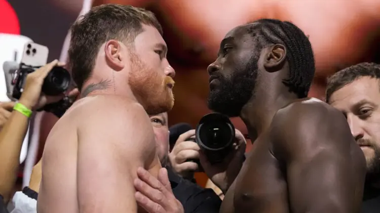 Saúl Canelo Álvarez y Terence Crawford. (Foto: Especial / EXPRESO)