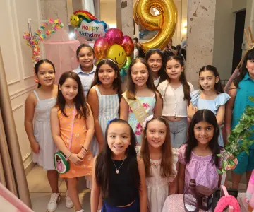 Tarde llena de juegos en la celebración de Valentina Alcaraz Salinas