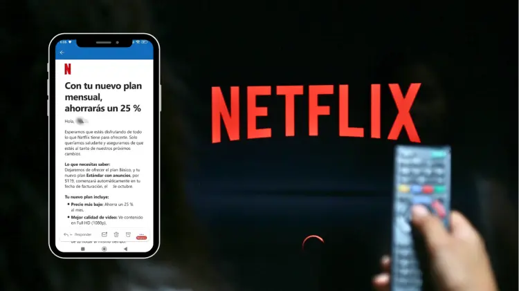 Los clientes de Netflix han recibido información sobre su nuevo plan. (Foto: Cortesía)