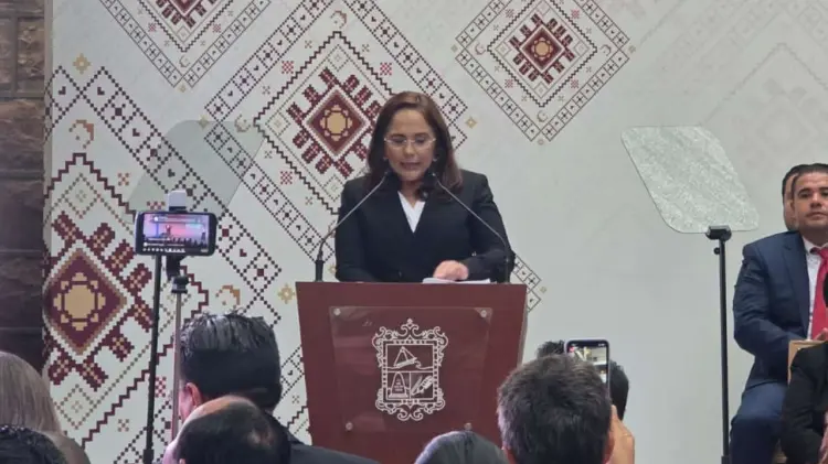Karla Córdova González, alcaldesa de Guaymas. (Foto: Blanca Ruelas / EXPRESO)