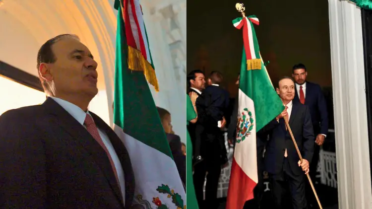 Por quinta ocasión, Alfonso Durazo encabezó el Grito de Independencia en Sonora. (Especial/Cortesía)