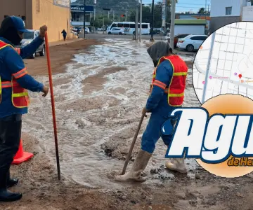 Falla en tubería deja sin agua a colonias del sur de Hermosillo