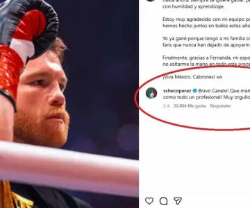 Está Checo orgulloso del profesionalismo del Canelo Álvarez