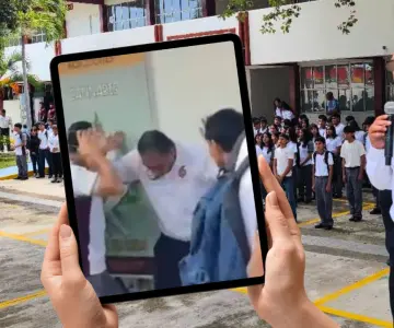 Alumnos golpean a director del Cetis 78 en Altamira; es acusado de acoso
