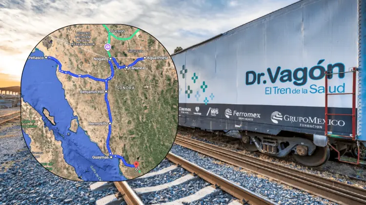 De septiembre a noviembre de 2025 estará atendiendo el Dr. Vagón en Sonora. (Foto: Especial)