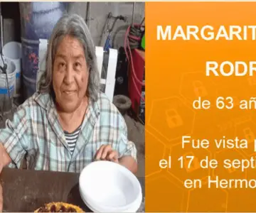 Desaparece mujer de 63 años en Hermosillo; activan Protocolo Alba