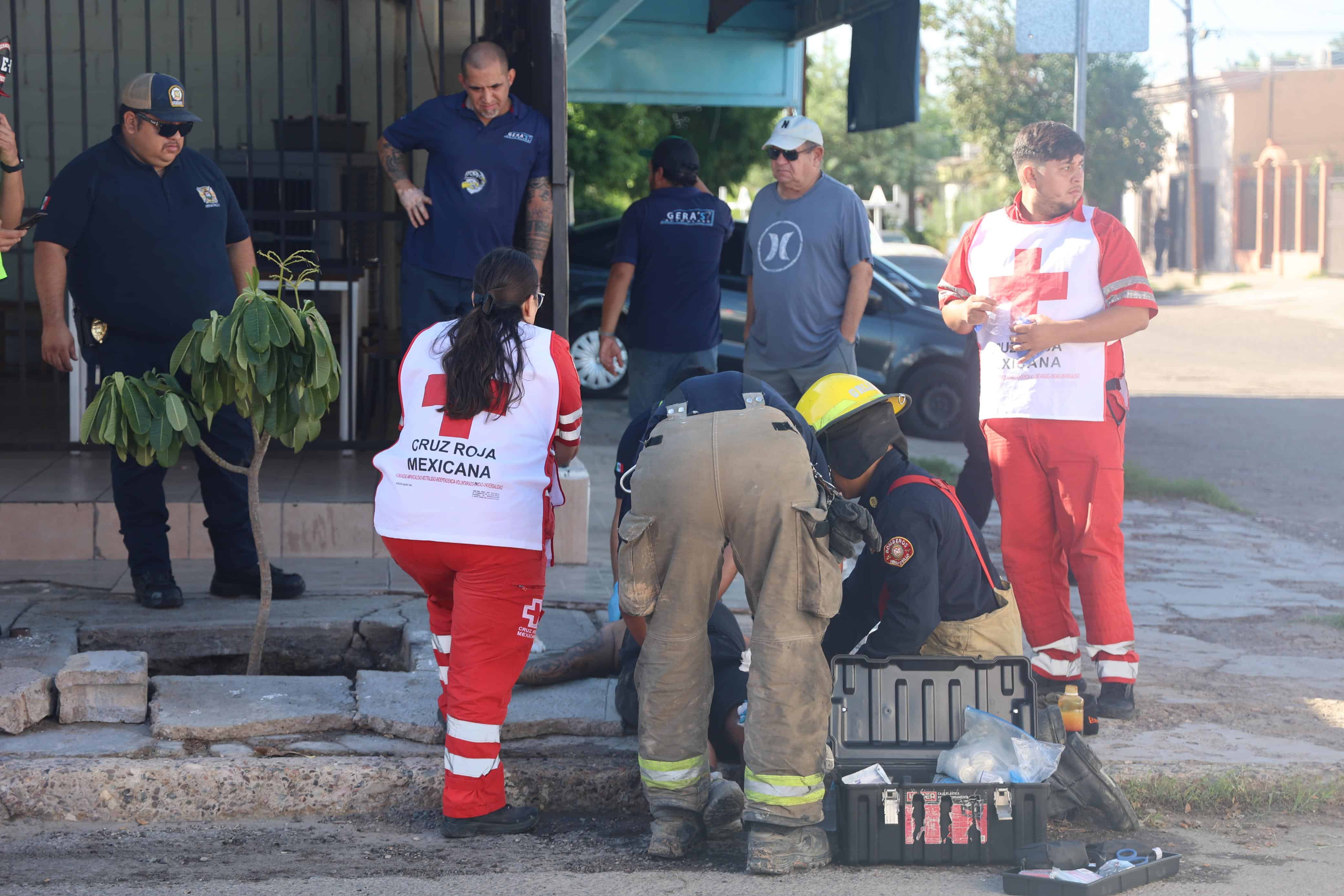 Ciclista de 53 años resulta herido tras accidente en colonia San Benito