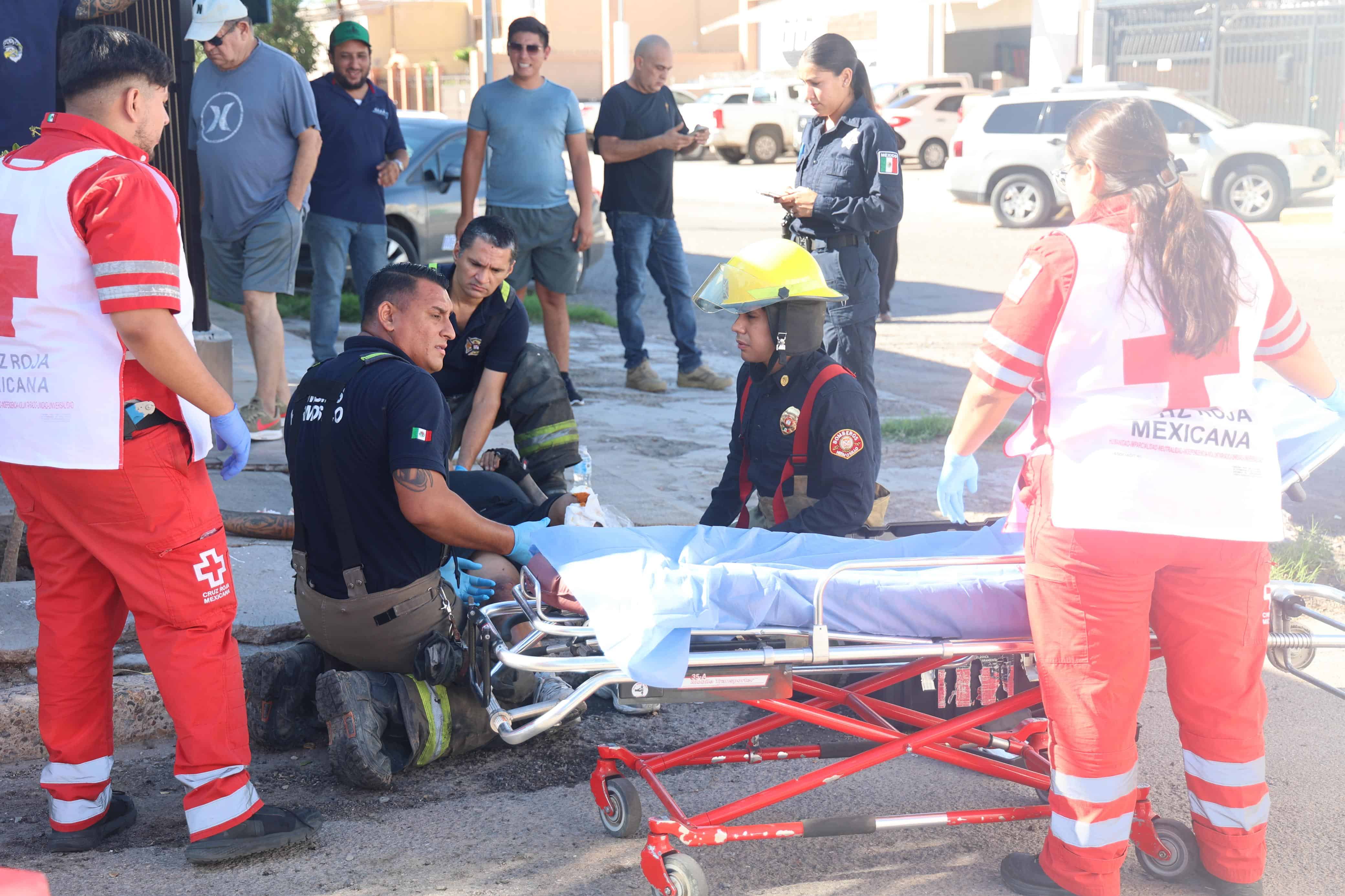 Ciclista de 53 años resulta herido tras accidente en colonia San Benito