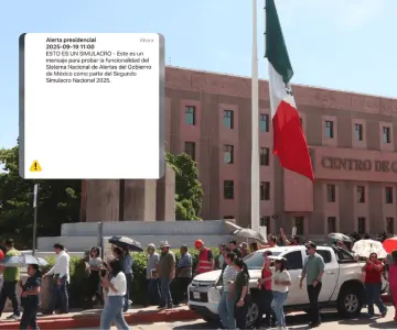 Alerta presidencial marca inicio del Simulacro Nacional 2025 en México