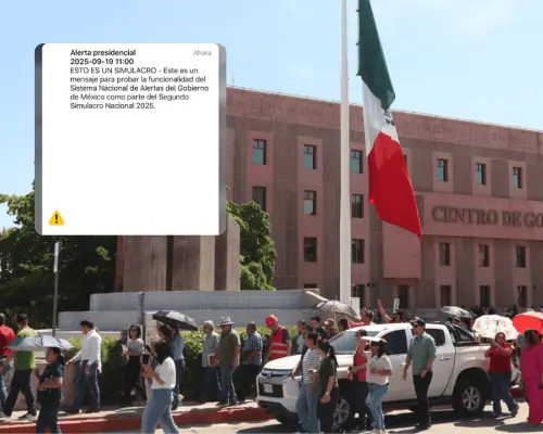 Alerta presidencial marca inicio del Simulacro Nacional 2025 en México