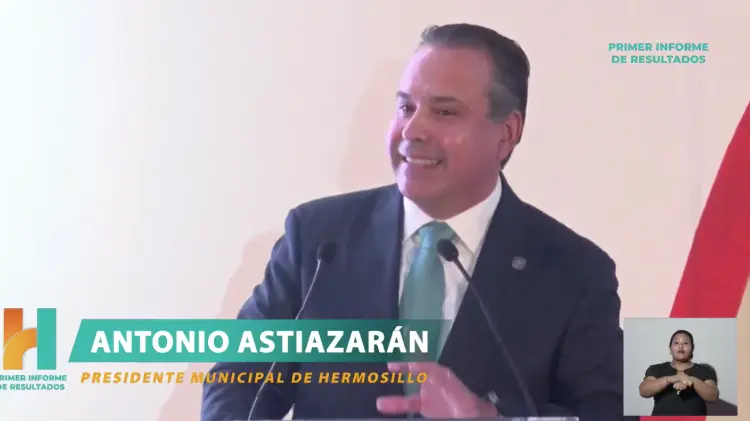 Antonio Astiazarán rinde su Primer Informe de Gobierno en Hermosillo