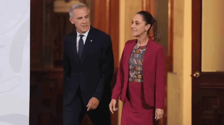 Los mandatarios de Canadá y México subrayaron la unidad entre ambas naciones. (Foto: El Universal)