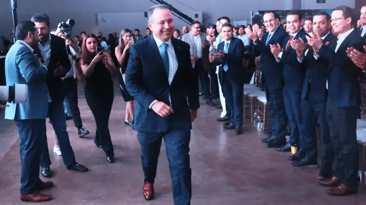 Antonio Astiazarán rindió su primer informe con inversiones históricas. (Foto: Jesús Ballesteros)