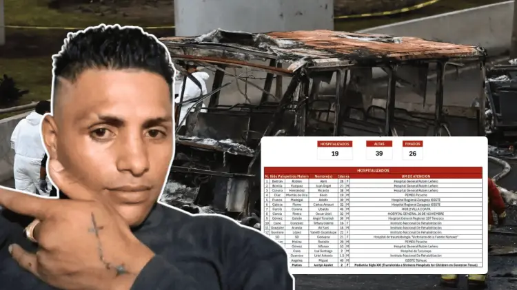 Murió Erick Vicente, chofer que ayudó a pasajeros pese a poder salvar su vida. (Foto: Especial)