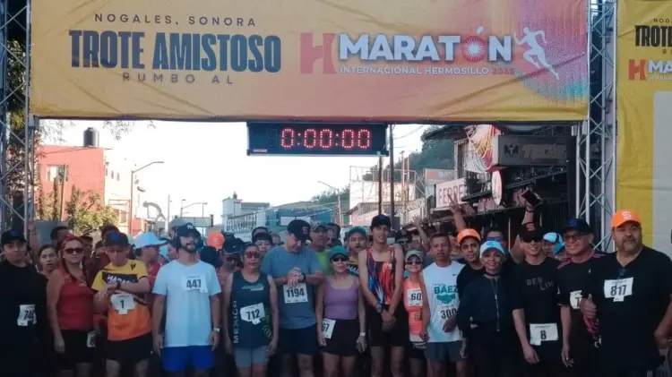 Nogales celebra el Maratón Trote Amistoso. (Foto: Especial / EXPRESO)