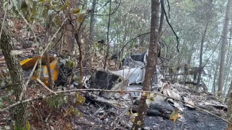 La caída de la aeronave se reportó la tarde de ayer. (Foto: Tomada de redes / EXPRESO)