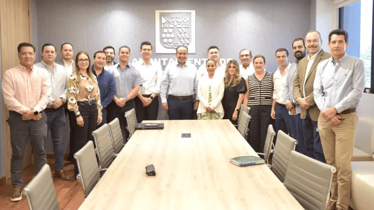 Empresarios califican como productivo diálogo con el Gobierno Municipal. (Foto: Especial/Cortesía)