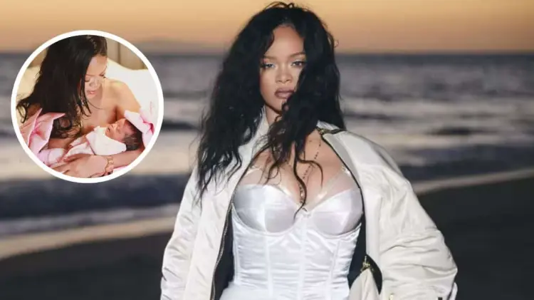 La cantante y A$AP Rocky reciben con alegría a su bebé. (ESPECIAL / EXPRESO)