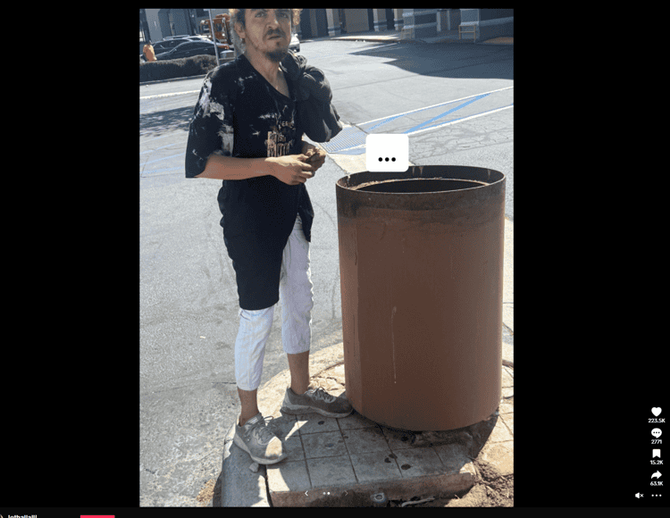 Tylor Chase, exestrella de Nickelodeon, es visto en situación de calle