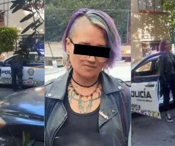 Mujer es detenida en alcaldía Benito Juárez tras patear a un policía