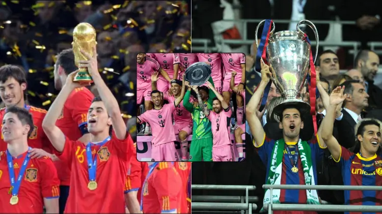 Sergio Busquets cierra su carrera con 36 títulos oficiales. (Foto: Especial/Cortesía)