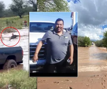 Desaparece hombre tras ser arrastrado por fuerte corriente en Bacanuchi