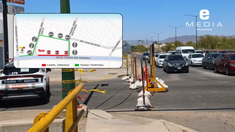 Un nuevo tramo del Paseo Río Sonora será reparado por Agua de Hermosillo. (Foto: Jesús Ballesteros)