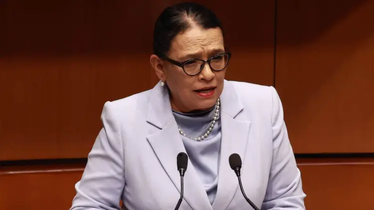Rosa Icela Rodríguez, secretaria de Gobernación. (Foto: Agencia Reforma /EXPRESO)