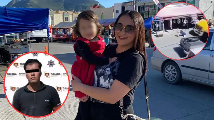 Madre muere al salvar a su hija de ser atropellada en Tijuana (Foto: Especial /EXPRESO)