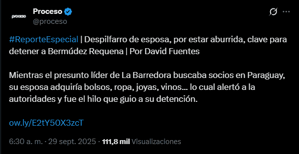 El lujo de su esposa delató a Hernán Bermúdez Requena en Paraguay