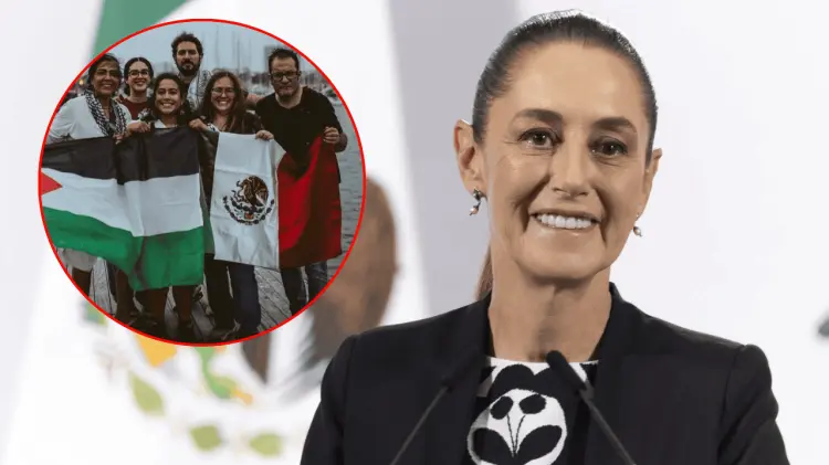 Activistas mexicanos atrapados en flotilla propalestina (Foto: Especial /EXPRESO)