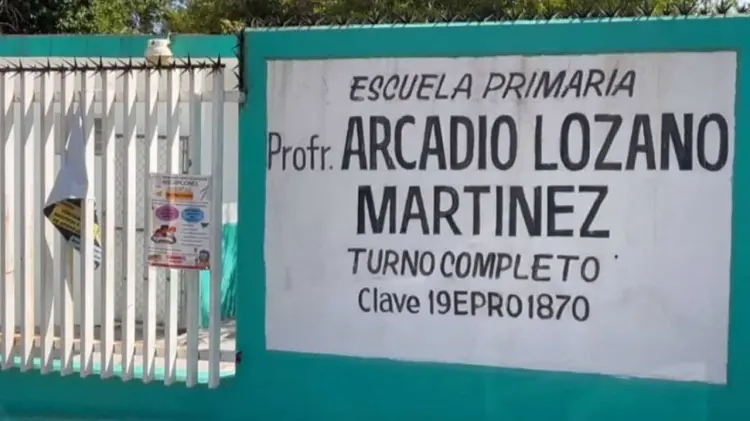 Primaria Profesor Arcadio Lozano Martínez. Agencia Reforma / EXPRESO