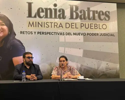 Lenia Batres explica avances y retos del nuevo Poder Judicial en Sonora