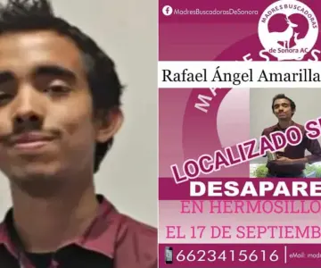 Hallan sin vida a Rafael Ángel Amarillas,  joven desaparecido en Hermosillo