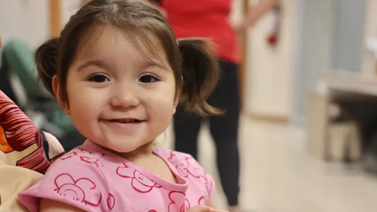 Scarlett, de 1 año 7 meses, inicia su tratamiento de paladar.