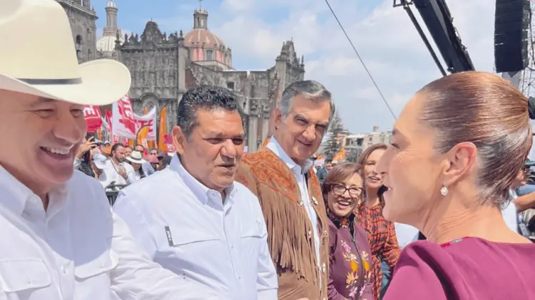 Alfonso Durazo celebra primer año de Sheinbaum con avances en Sonora y México. (Cortesía)