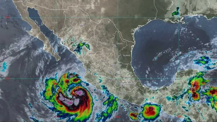 Huracán Priscilla categoría 1 dejará lluvias intensas. (Foto: Especial / EXPRESO)