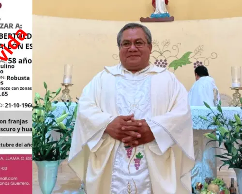 Detienen a un adolescente por el homicidio del sacerdote Bertoldo Pantaleón