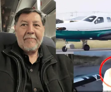Noroña vuelve a volar en avión privado; Sheinbaum le dio permiso, asegura