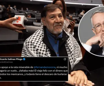 Salinas pagó, bromeó Noroña sobre vuelo privado; empresario se enfureció