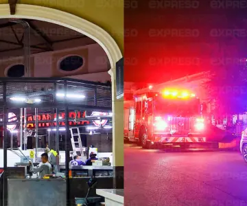 Trabajador del Mercado Municipal sufrió una caída, no descarga eléctrica