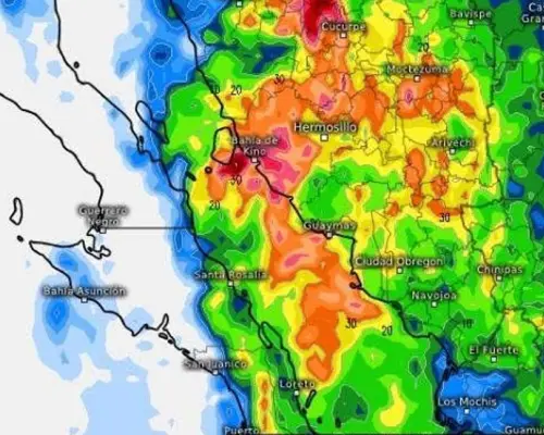 Navojoa en alerta por tormenta tropical Raymond