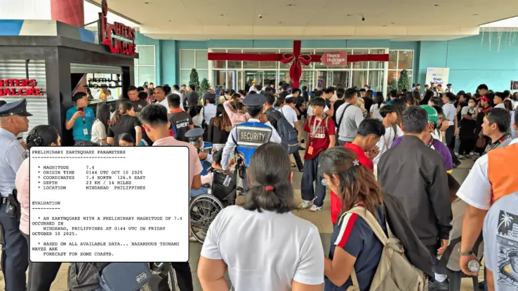 Poco antes de las 10:00 AM en Filipinas se presentó nuevamente un sismo en el País. (Foto: Redes)