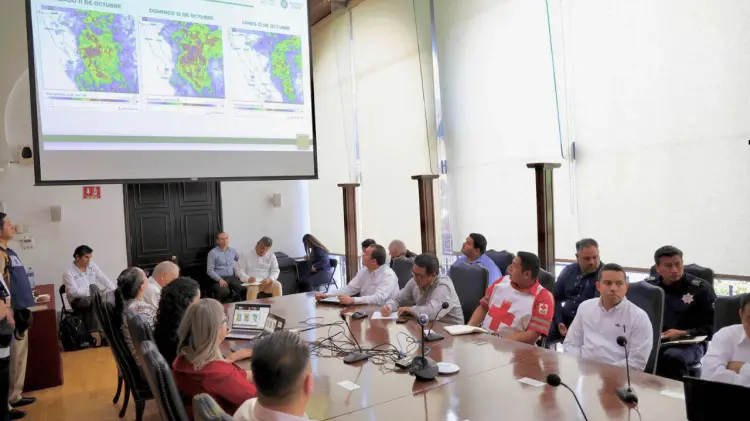 Más de seis mil elementos se preparan ante posibles afectaciones. (Foto: Cortesía)