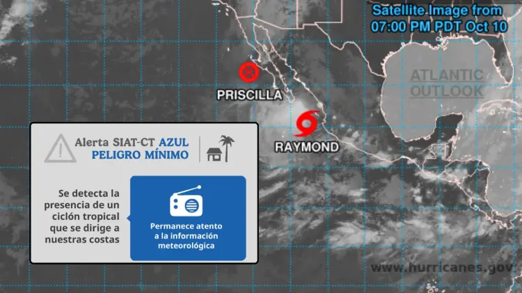 La CEPC ha advertido sobre la Alerta Azul para Sonora por el paso de Raymond. (Foto: Cortesía)