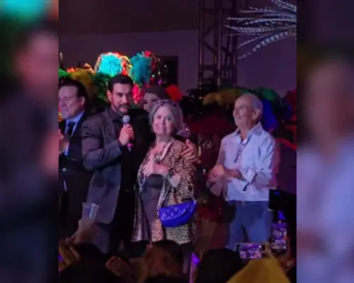 David Zepeda se reencuentra con sus padres en Perfume de Gardenia