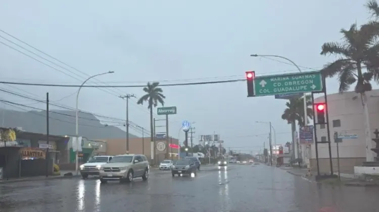 Guaymas registra 41 mm de lluvia por efectos del fenómeno Raymond